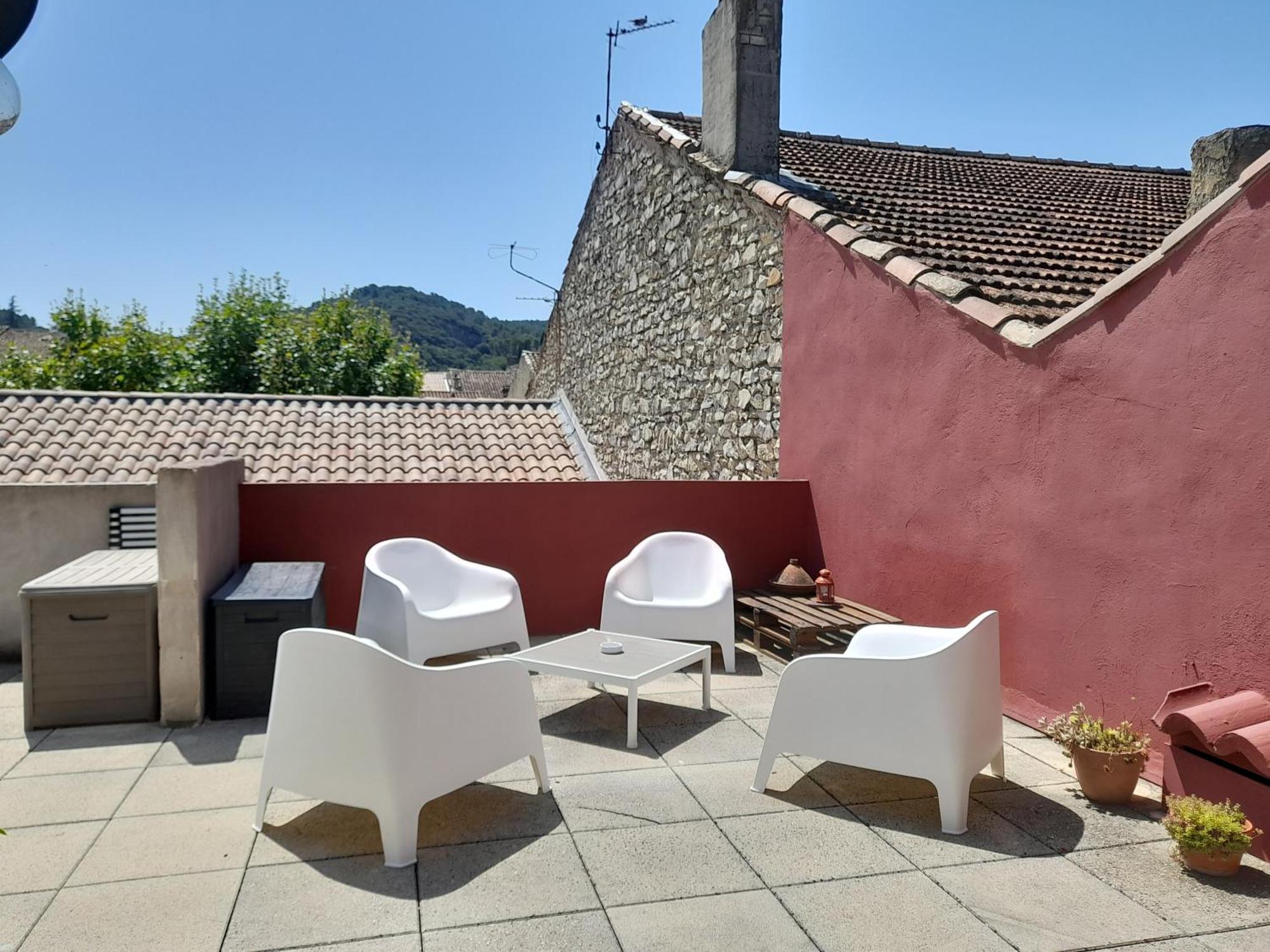 Apartamento Grande Terrasse Et Vue Sur Le Site Antique Vaison-la-Romaine Exterior foto